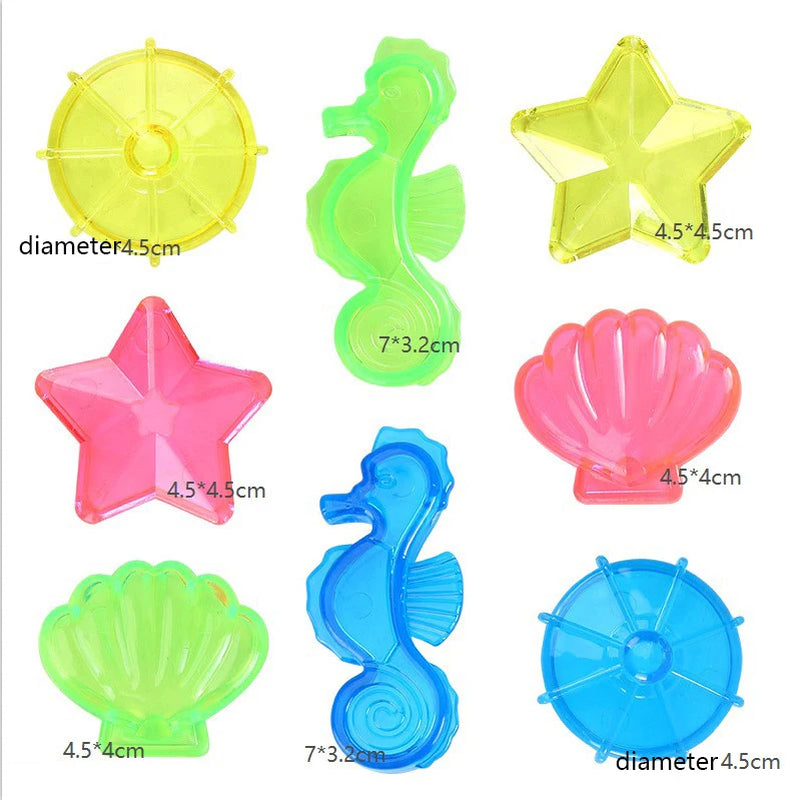 Diving Toys Plastic Children Summer Outdoors Swimming Pool Playing in the Water Toy Parent Child Interactive Swim Activity TMZ