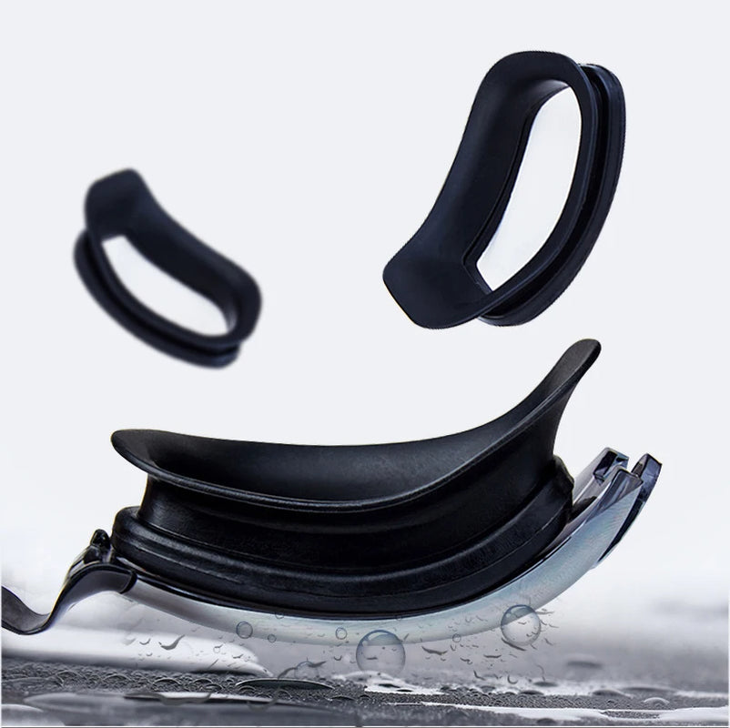 Men Women Myopia Swim Goggles Adults Professional Waterproof Plating anti Fog UV Swimming Pool Optical Glasses Earplugs Eyewear